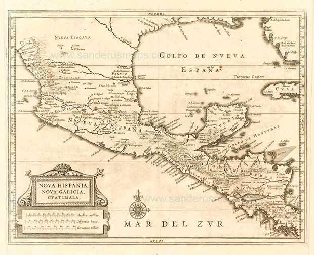 NOVA HISPANIA, NOVA GALICIA, GUATEMALA